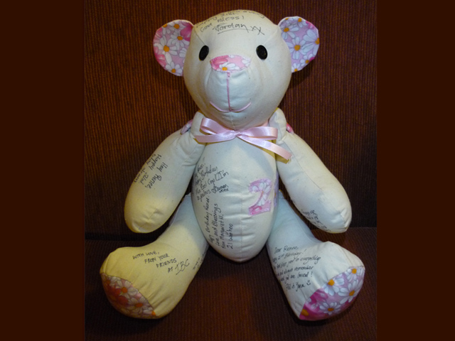 Calico the SIGNATURE Bear PRINTED PATTERN